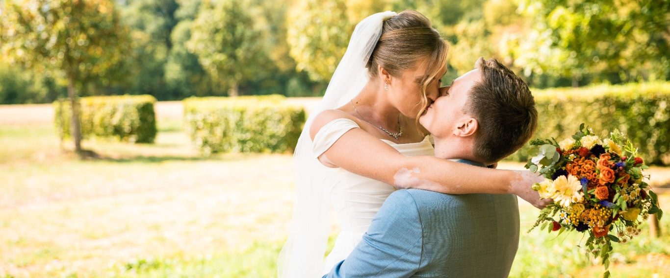 Hochzeit in Ludwigsburg und der erste Kuss des Brautpaar