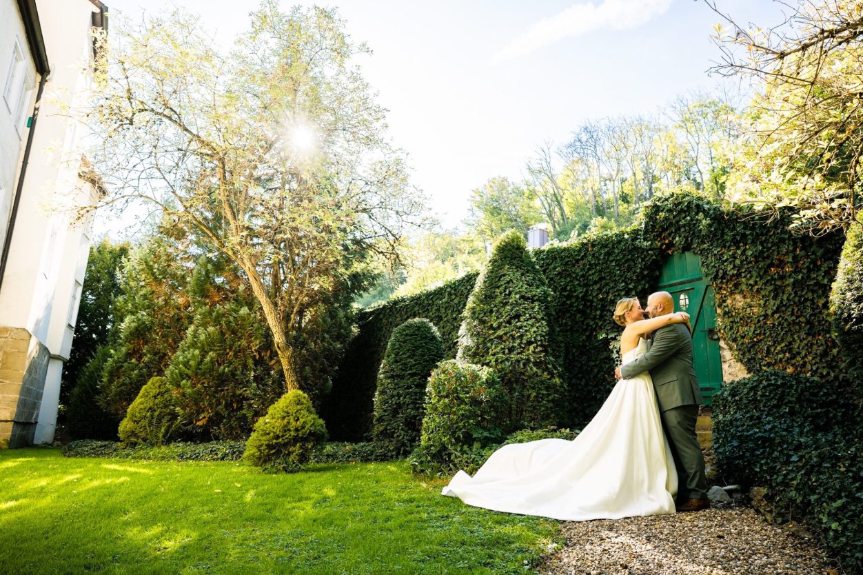Hochzeitsfoto von Doro und Mihail Tolle Kulisse beim Wedding Shooting