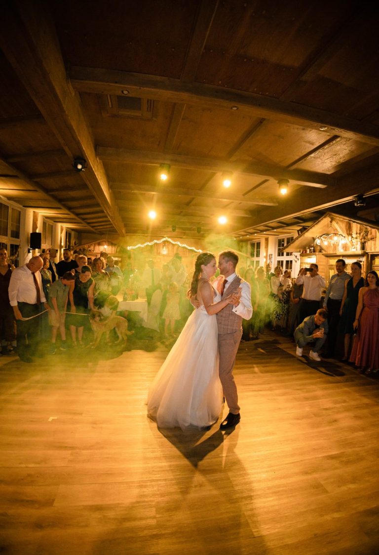 Brautpaartanz von einem Hochzeitspaar