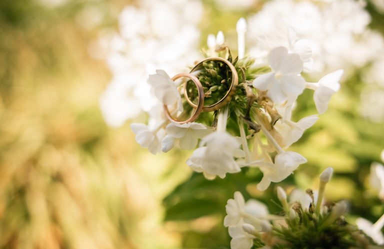 Hochzeitsringe beim Hochzeitsshooting vom Hochzeitsfotografen aus der Region Ludwigsburg